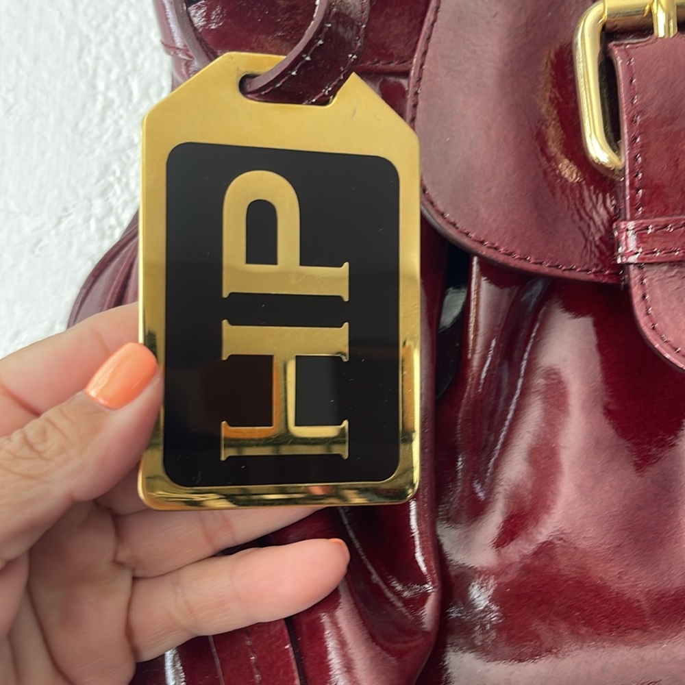 Dooney & Bourke Burgundy Shoulder Bag - Picture 9 of 16